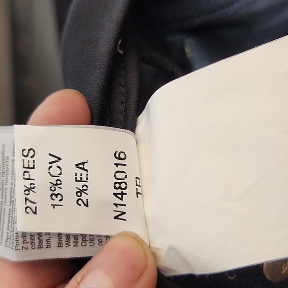 MAVI Adriana Ankle Mid Rise Super Skinny Tuxedo Black Jeans Sample 27 - Picture 11 of 13